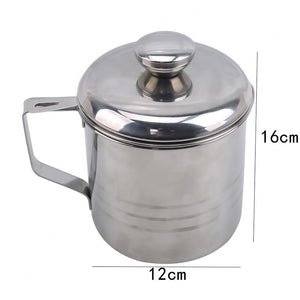 1.2 Liter Stainless Steel Oil Filter Pot