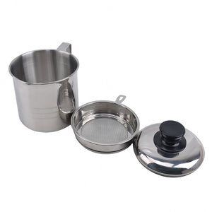 1.2 Liter Stainless Steel Oil Filter Pot