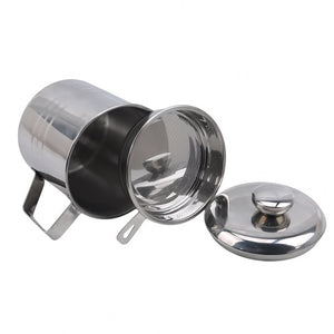 1.2 Liter Stainless Steel Oil Filter Pot